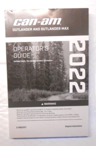 2022 Can Am Outlander Max Owner's Manual ATV Quad (M5) - Picture 1 of 1