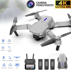 Drone X Pro FPV 4K HD WIFI Dual Camera 3 Batteries Foldable Selfie RC Quadcopter - Picture 1 of 10