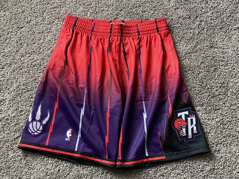 Mitchell & Ness Toronto Raptors Basketball Shorts Hardwood Classic NBA Size L Cover