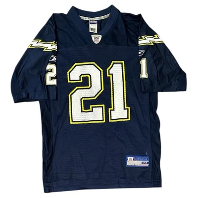 Camiseta deportiva Ladanian Tomlinson San Diego Chargers para hombre mediana Reebok NFL fútbol #21 Foto 1 de 4