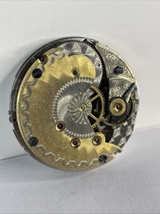 Vintage Seth Thomas Model 17 6s 15J Grade 205 Two Tone Pocket Watch Movement - Picture 1 of 3