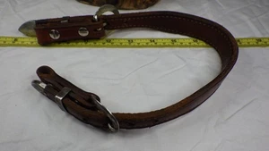 Vintage Fleming Silver Overlaid Mexico Buckle Sets on Headstall Crownpiece - Picture 1 of 10
