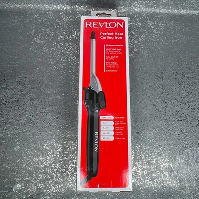 Revlon Perfect Heat Curling Iron RV053CP4 1/2in Ceramic Barrel New Open Box - Image 1 of 4