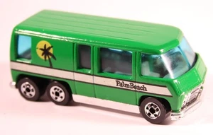 Autocaravana GMC Hotwheels 1980 en verde Hong Kong Blackwalls ~ ¡Como nueva! - Imagen 1 de 6