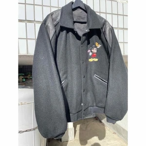 90 Too Cute Embroidered Disney Wool Jacket Made In The Usa No.tr411 - Picture 1 of 10