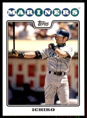 2008 Topps #320 Ichiro Seattle Mariners - Image 1 of 2