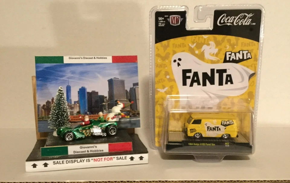 Dodge A100 1964 furgoneta panel M2 Machines Coca-Cola 2025 Fanta Foto 1 de 3