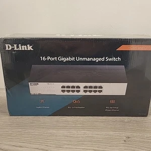 D-Link DGS-1016c 16-Port Gigabit Unmanaged Network Switch Ethernet - Picture 1 of 9