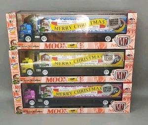 3 M2 Machines Moon Pie Merry Christmas 1960 Ford C600 & 1949 Studebaker Trucks - Picture 1 of 24