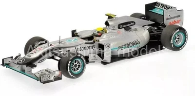 MINICHAMPS 110100004 1/18 Mercedes Gp Petronas F1 MGP W01 2010 #4 &. Rosberg New - Photo 1/4