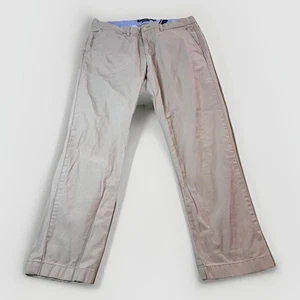 Tommy Hilfiger Custom Fit Coupe Sur Mesure Hose Herren Größe 34 x 30 Khaki Hellbraun - Bild 1 von 8