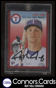Josh Jung Rookie 2023 Topps Chrome Platinum Anniversary #133 Red Refractor /5 - Bild 1 von 2