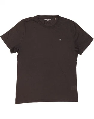 Camiseta de golf CALVIN KLEIN para hombre grande negra poliéster DT36 Foto 1 de 3