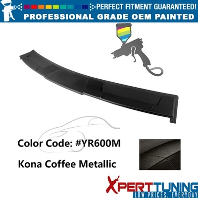 For 23-25 Honda Accord #YR600M Kona Coffee Metallic Rear Window Roof Spoiler ABS Foto 1 de 4
