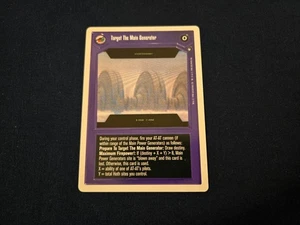 Star Wars CCG Hoth Revised WB Target The Main Generator - Picture 1 of 1