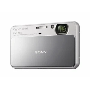 SONY Digital Camera DSC-T110 16.1MP Cyber Shot 4x Optical Zoom Silver - Picture 1 of 12