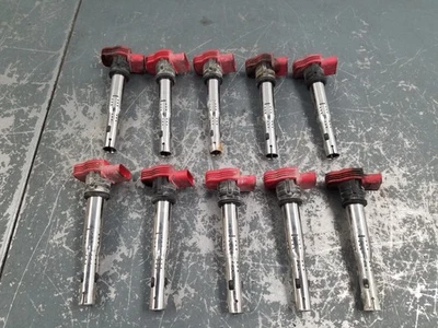 2010 Audi R8 Spyder Gallardo 5.2L V10 Ignition Coil Set - 10 #0644 CA1 - Image 1 of 4