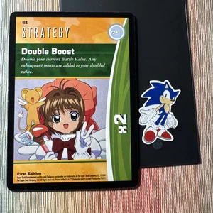 Cardcaptor Sakura Trading card game series 1 : demo card 1st ED S1 Double Boost - Bild 1 von 2