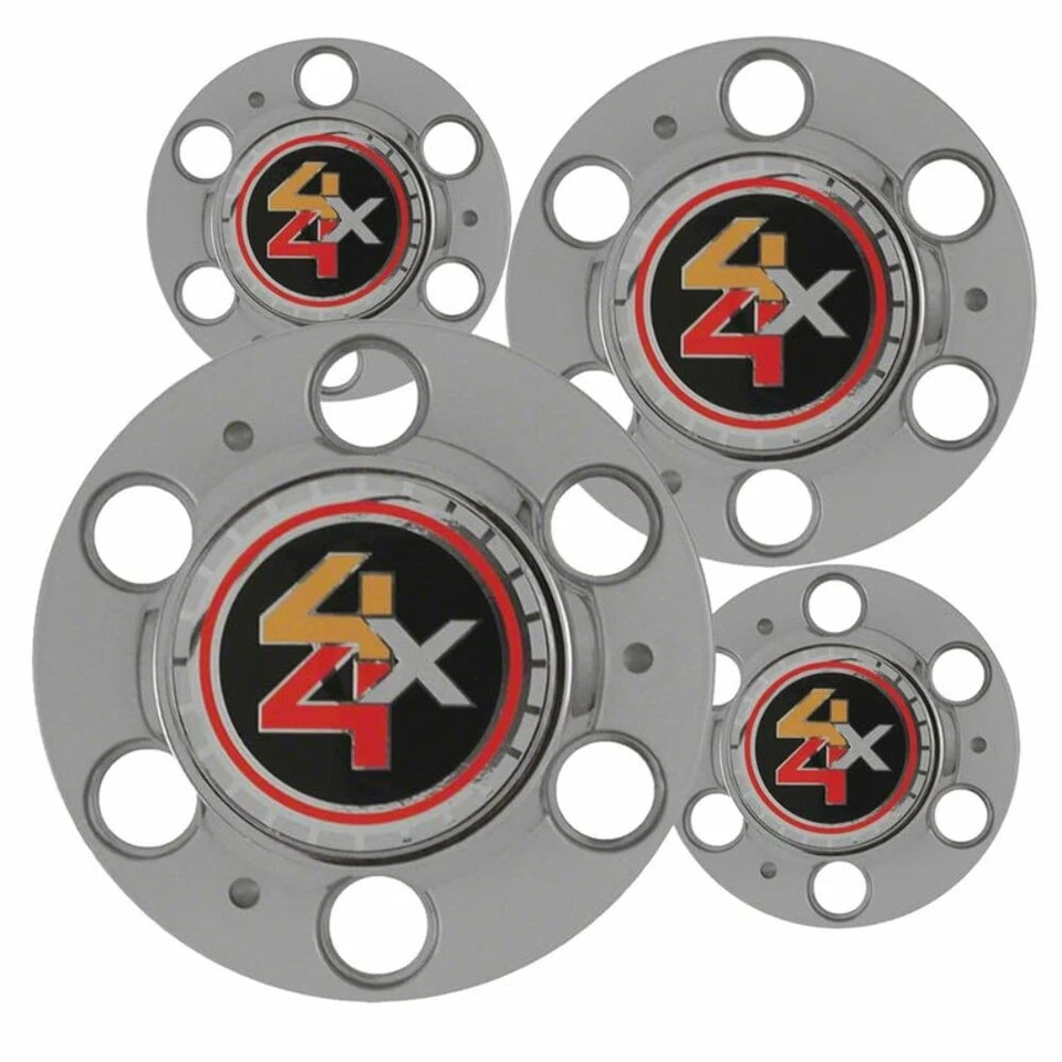 Set of 4 Chrome ABS Center-Caps for 1991 - 1974 Chevrolet Blazer Foto 1 de 2