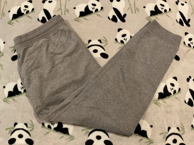 Nautica Men’s Large Sweatpants Heather Gray Fleece Jogger Grey Sweats L - Imagem 1 de 4