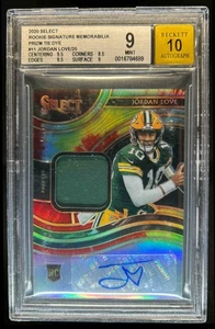 2020 Select Jordan Love Rookie Jersey Tie Dye Prizm Auto RC #8/25 BGS 9/10 - Picture 1 of 2