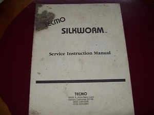 Silkworm Arcade Game Service Manual Original, fair cond - Picture 1 of 1