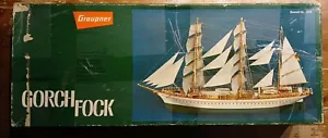 Graupner 2113 Gorch Fock Bausatz 470 Beschlagsatz Rarität angefangen vollständig - Bild 1 von 14