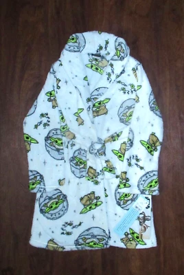 Disney Star Wars Robe Kids Unisex Size S (6/6X) The Mandalorian Baby Yoda NWT - Image 1 of 4