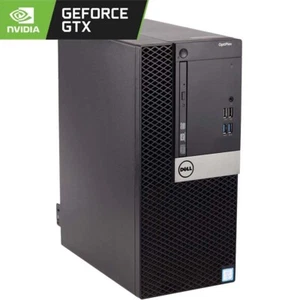 Dell Gaming PC Tower Windows 10 Computer Intel 8GB 1TB HDD Wi-Fi NVIDIA Graphics - Picture 1 of 6