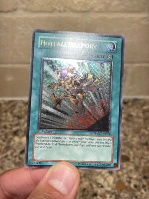 YuGiOh! Emergency Teleport Ultimate Rare 1st Edition TDGS-EN053 German - Image 1 of 4