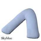  Orthopaedic V Shaped *PILLOW* Head and Neck Support with Free Polycotton Case .