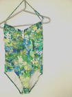 Blue Green Swimsuit Swimming Costume 14 Dorothy Perkins Adjustable Halter, Flora