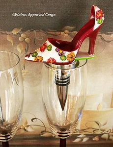 TAPÓN DE BOTELLA DE ZAPATO DE TACÓN ALTO - ¡ADELANTE A UNA EXPERIENCIA ÚNICA DE VINO! - Imagen 1 de 7