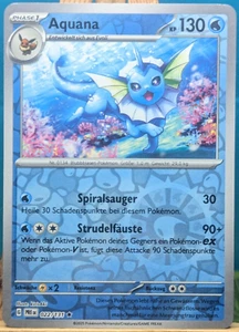 POKEMON - Prismatische Entwicklungen - Aquana - 022/131 - REVERSE - deutsch - Bild 1 von 1