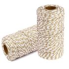 Cotton Twine String Bakers Rope: 2 Roll Twines for Crafts Gift Wrapping - 656...