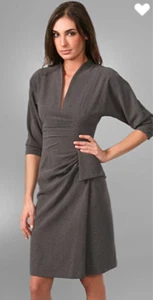 BLACK HALO Gunmetal Grey DONNA Sheath Dress Size 6 - Picture 1 of 6