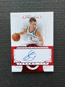 03/15🔥 Auto Momentous Autographs 2017-18 Panini Flawless Jeremy Lin #MA-JL - Picture 1 of 7