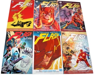 The Flash TPB Lot of 6 Reverse Rogues Revolution Move Forward Gorilla Warfare DC - Picture 1 of 6