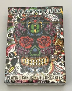 Sugar Skulls ~ Colorful 52 Cards Playing Card Deck ~ New Sealed - Picture 1 of 2