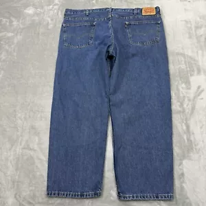 Levis Jeans Herren 48x30 Blau 550 Relaxed Straight Medium Wash Denim Arbeit Taschen - Bild 1 von 10