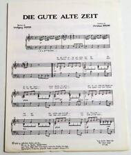 Partition vintage sheet music MIREILLE MATHIEU : Die Gute Alte Zeit * 1979