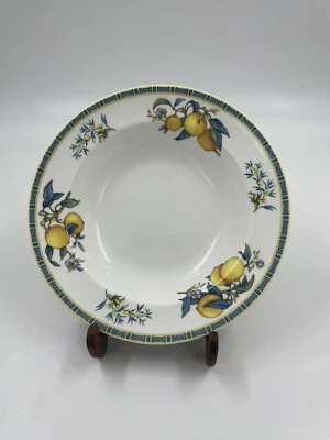 "Cuenco de cereal sopa con borde Wedgwood Citrons 8"" usado en excelente estado" Foto 1 de 4