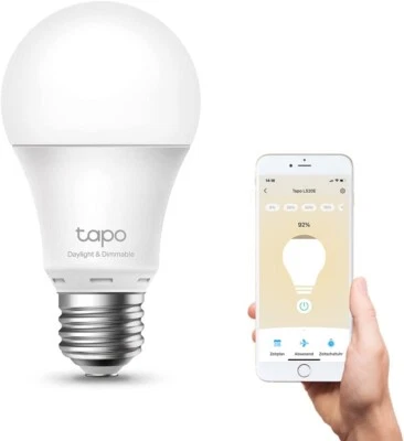 TP-Link Tapo L520E Smart Leuchtmittel E27 WLAN WiFi Birne 8.7W Lampe dimmbar - Bild 1 von 4