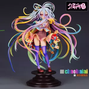 Anime Girl NO GAME NO LIFE Shiro 1/7 PVC Figur Modell Statue 28cm Spielzeug Box Geschenk - Bild 1 von 16