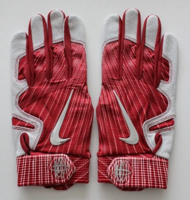 Guantes de bateo Nike Oklahoma State Huarache Elite para hombre XL equipo local carmesí Foto 1 de 3