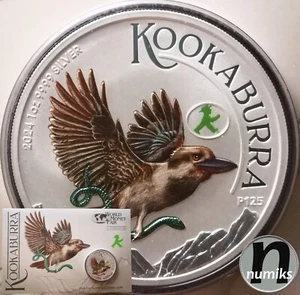 Kookaburra 2024 WMF Ampelmann™ Farbe Australien 1 Oz Silber World Money Fair - Bild 1 von 8
