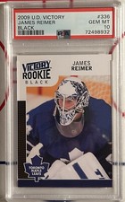 2009-10 Upper Deck Victory BLACK #336 James Reimer RC PSA 10 - POP 2 - Red Wings