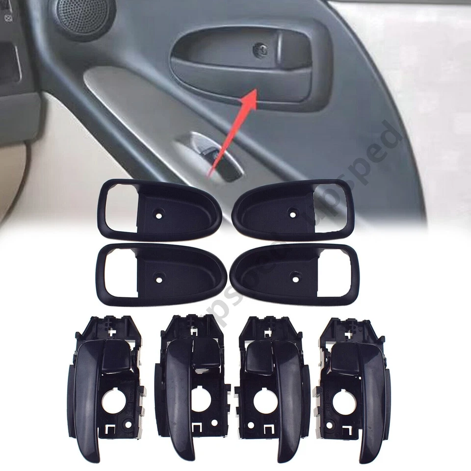 Juego de 8 manijas de puerta interior izquierda y derecha para Hyundai Elantra 2001-2006 82610-2D000 Foto 1 de 4
