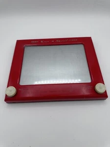 Vintage Etch A Sketch No. 505 Ohio Art Company Magic Screen Red Frame Working - Picture 1 of 10