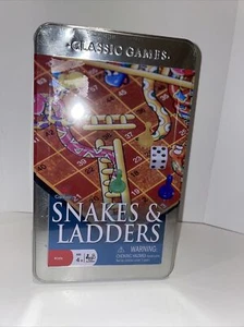Snakes & Ladders Game 12x12 inch full Board metal box Cardinal Industries SEALED - Picture 1 of 2